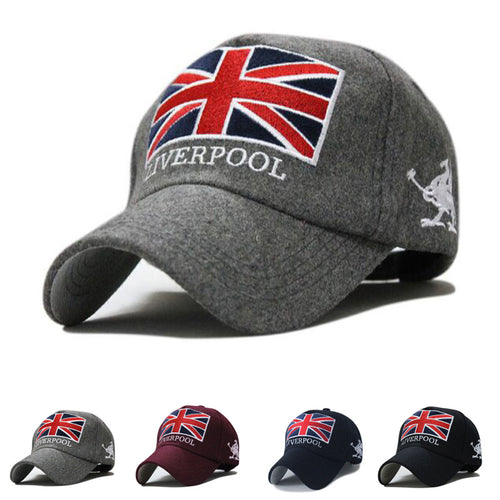 New Arrivals Liverpool Baseball Cap Snap Backs With England Flag